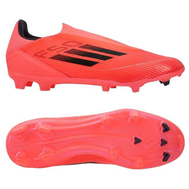 adidas F50 League Laceless Fg/ag Vivid Horizon - Turbo/aurora Black/platin Metallic, size 42 on Productcaster.