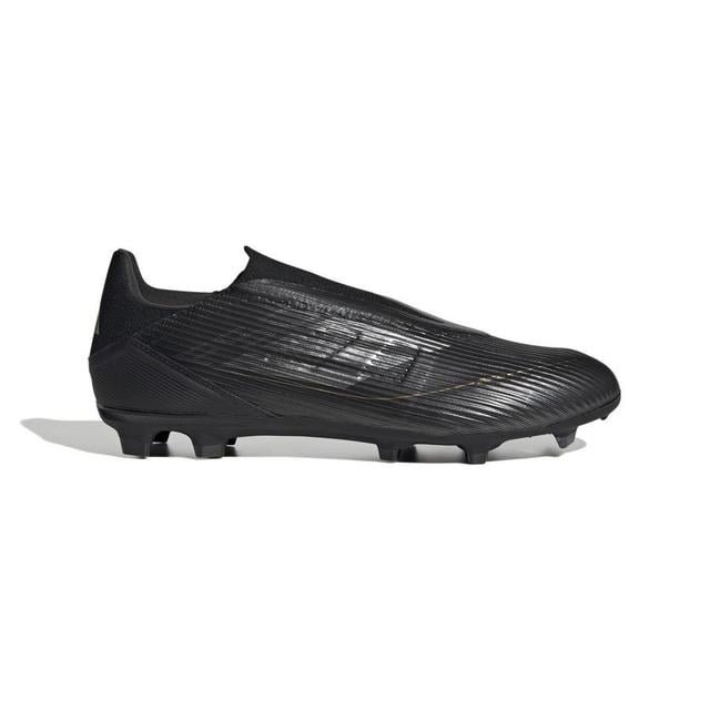 adidas F50 League Laceless Fg/ag Dark Spark - Core Black/iron Metal/gold Metallic, size 46 on Productcaster.