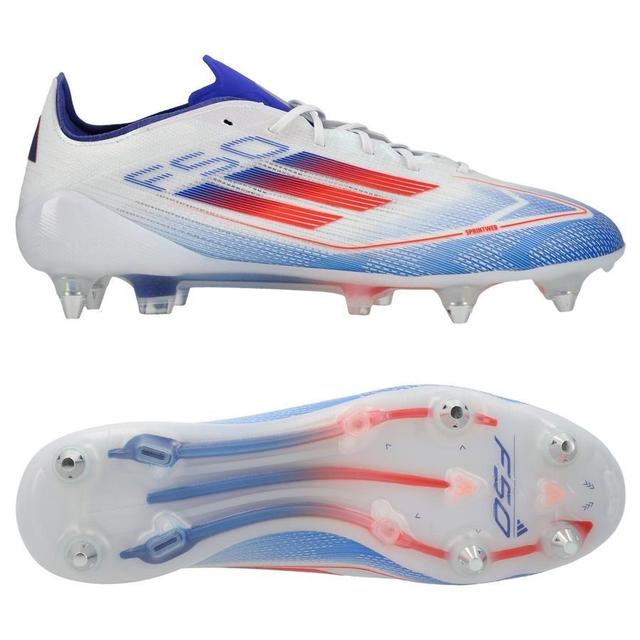 adidas F50 Elite Sg Advancement - Footwear White/solar Red/lucid Blue - Grass (Fg), size 36⅔ on Productcaster.