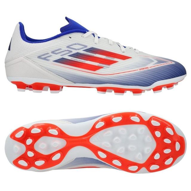 adidas F50 League 2G/3G AG Advancement - Weiß/Rot/Lucid Blue - Kunstrasen (AG), Größe 40⅔ on Productcaster.