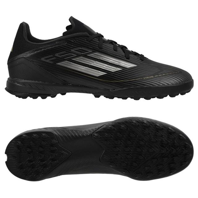 adidas F50 League Tf Dark Spark - Core Black/iron Metal/gold Metallic - Turf (Tf), size 40⅔ on Productcaster.