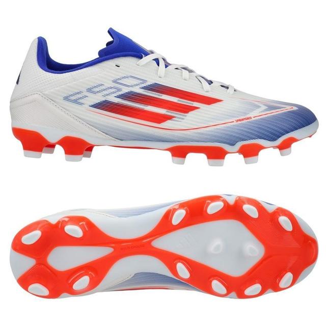 adidas F50 League Mg Advancement - Footwear White/solar Red/lucid Blue, size 46⅔ on Productcaster.