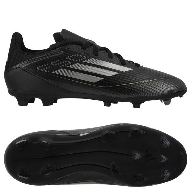 adidas F50 League Fg/ag Dark Spark - Core Black/iron Metal/gold Metallic Kids, size 32 on Productcaster.