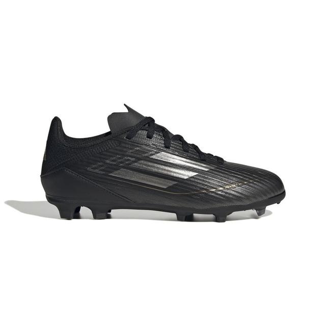 adidas F50 League Fg/ag Dark Spark - Core Black/iron Metal/gold Metallic Kids, size 35 on Productcaster.