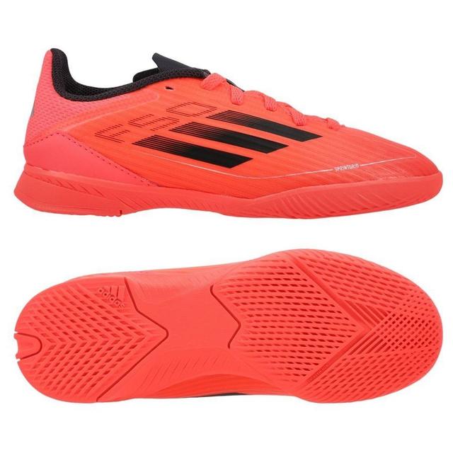 adidas F50 League In Vivid Horizon - Turbo/aurora Black/platin Metallic Kids - Indoor (Ic), size 30½ on Productcaster.