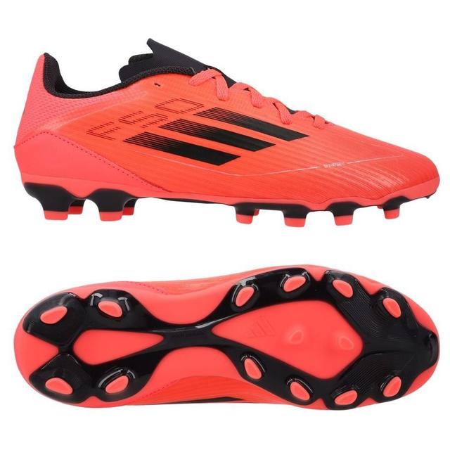 adidas F50 League Mg Vivid Horizon - Turbo/aurora Black/platin Metallic Kids, size 31½ on Productcaster.