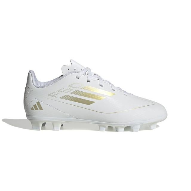 adidas F50 Club FxG Day Spark - Hvid/Guld/Hvid Børn, størrelse 37⅓ on Productcaster.