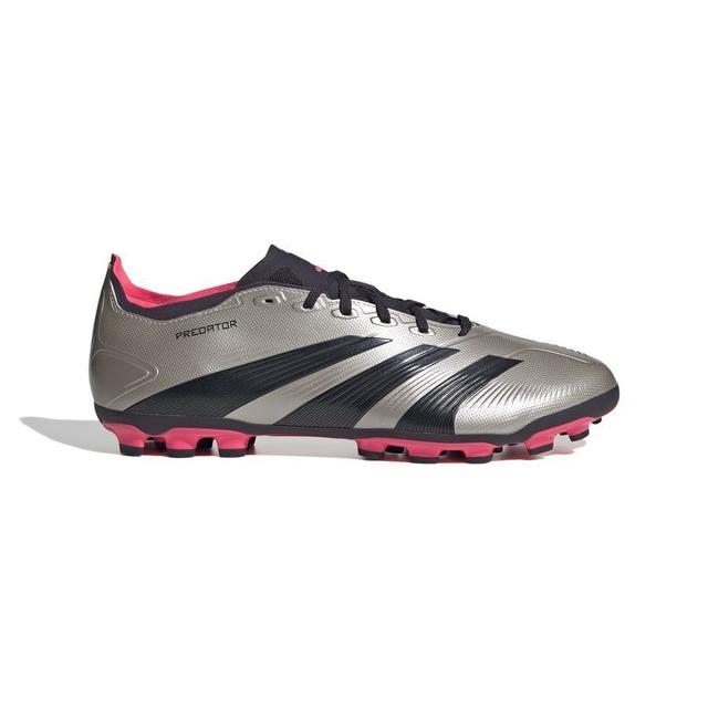 adidas Predator League 2g/3g Ag Vivid Horizon - Platin Metallic/aurora Black/turbo - Artificial Grass (Ag), size 40⅔ on Productcaster.