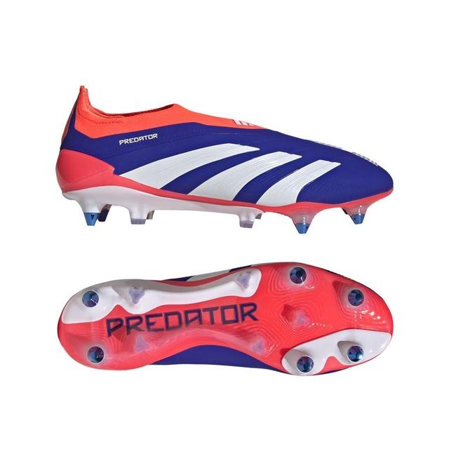 adidas Predator Elite Laceless Sg Advancement - Lucid Blue/footwear White/solar Red, size 42⅔ on Productcaster.