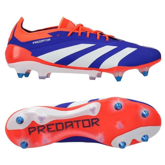 adidas Predator Elite Sg Advancement - Lucid Blue/footwear White/solar Red - Soft Ground (Sg), size 48 on Productcaster.