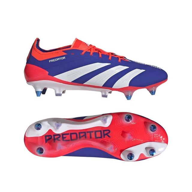 adidas Predator Elite Sg Advancement - Lucid Blue/footwear White/solar Red - Soft Ground (Sg), size 38⅔ on Productcaster.