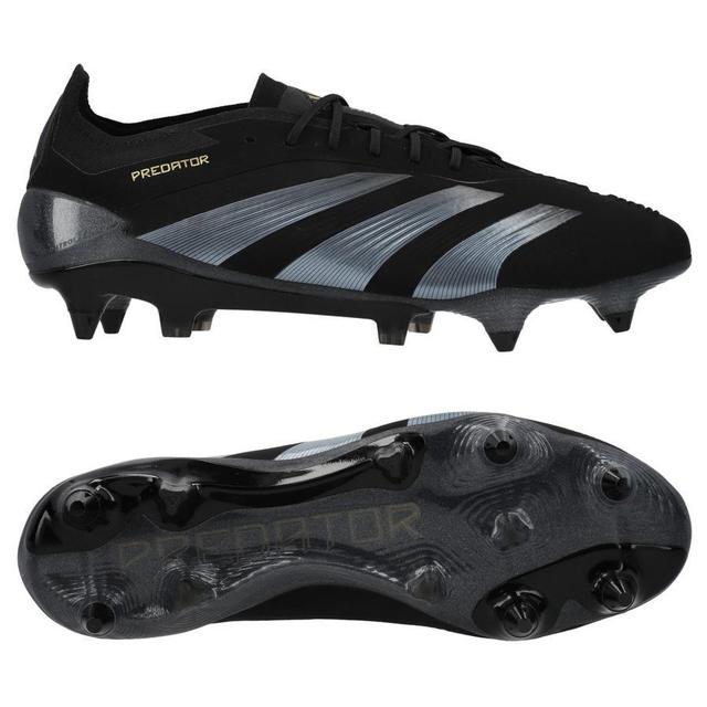 adidas Predator Elite Sg Dark Spark - Core Black/carbon/gold Metallic - Soft Ground (Sg), size 40⅔ on Productcaster.