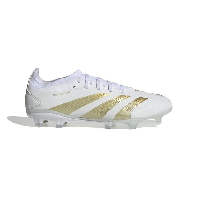 adidas Predator Pro Fg Day Spark - Footwear White/gold Metallic/footwear White - Grass (Fg), size 42⅔ on Productcaster.