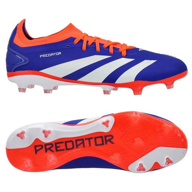 adidas Predator Pro Fg Advancement - Lucid Blue/footwear White/solar Red - Grass (Fg), size 37⅓ on Productcaster.