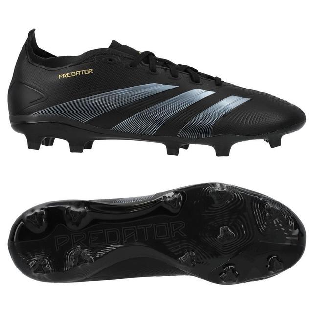 adidas Predator League Fg Dark Spark - Core Black/carbon/gold Metallic - Grass (Fg), size 45⅓ on Productcaster.