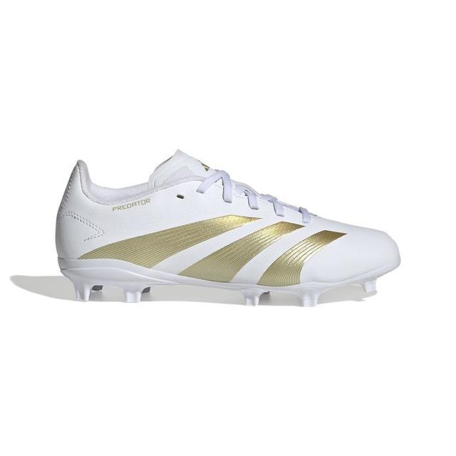 adidas Predator League Fg Day Spark - Hvit/gull/hvit - Gress (Fg), størrelse 31½ on Productcaster.