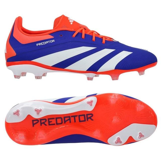 adidas Predator Elite Fg Advancement - Lucid Blue/footwear White/solar Red Kids - Grass (Fg), size 33½ on Productcaster.