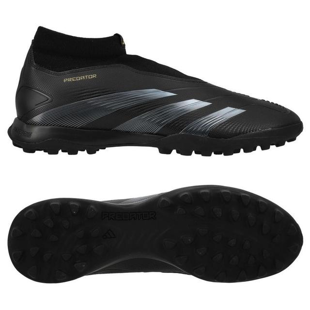 adidas Predator League Laceless Tf Dark Spark - Core Black/carbon/gold Metallic - Turf (Tf), size 46⅔ on Productcaster.