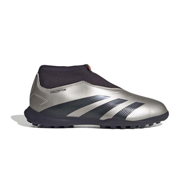 adidas Predator League Laceless Tf Vivid Horizon - Platin Metallic/aurora Black/turbo Kids - Turf (Tf), size 37⅓ on Productcaster.