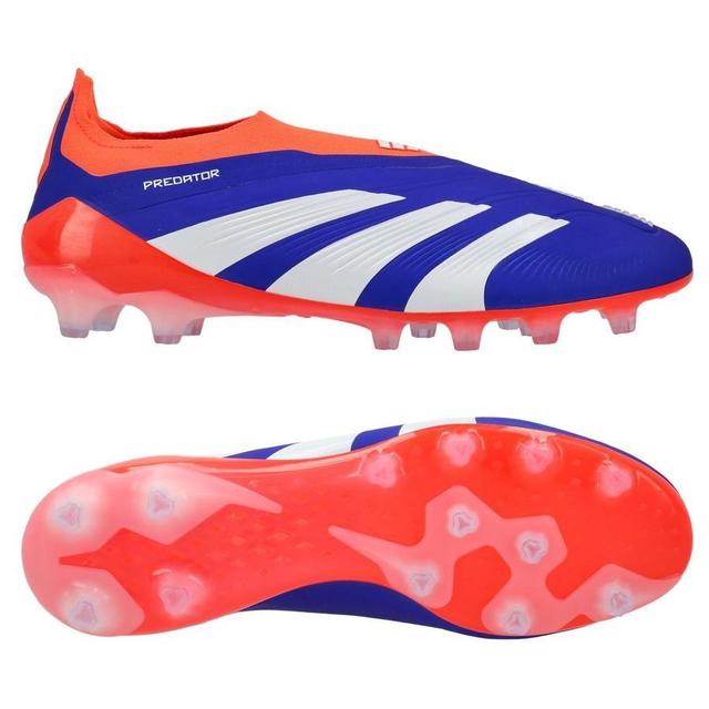 adidas Predator Elite Laceless AG Advancement - Lucid Blue/Hvit/Rød - ['Kunstgress (AG)'], størrelse 48 on Productcaster.