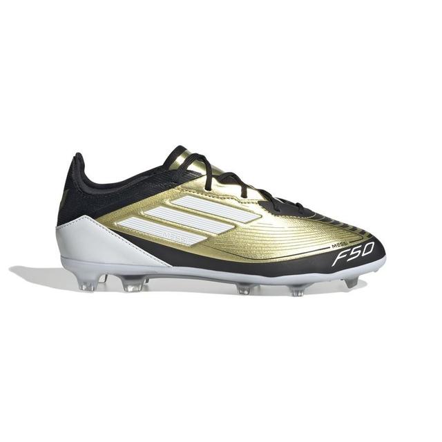 adidas F50 Messi Pro Fg Triunfo Dorado - Gold Metallic/footwear White/core Black Kids, size 38⅔ on Productcaster.