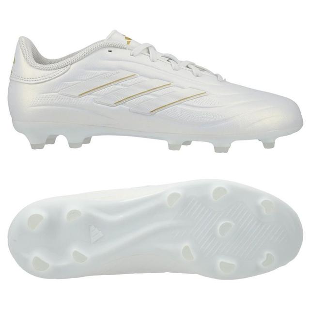 adidas Copa Pure 2 League Fg Day Spark - Footwear White/gold Metallic Kids - Grass (Fg), size 32 on Productcaster.