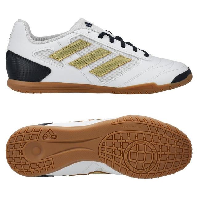 adidas Super Sala 2 Ic - Footwear White/gold Metallic/aurora Ink - Indoor (Ic), size 48⅔ on Productcaster.