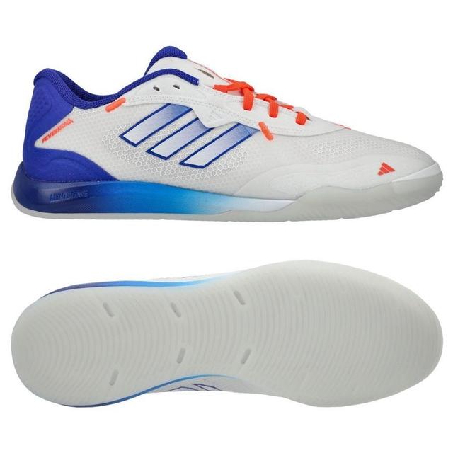 adidas Fevernova Court In - Footwear White/lucid Blue/solar Red - Indoor (Ic), size 43⅓ on Productcaster.