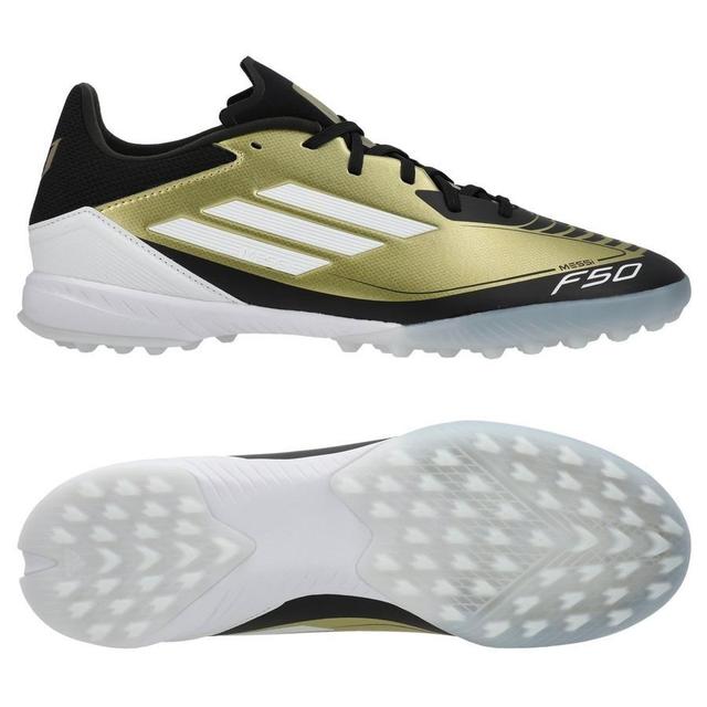 adidas F50 Messi League Tf Triunfo Dorado - Kulta/valkoinen/musta - Turf (Tf), koko 36⅔ on Productcaster.