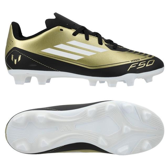 adidas F50 Messi Club Fxg Triunfo Dorado - Kulta/valkoinen/musta Lapset - ['Tekonurmi (Ag)', 'Nurmi (Fg)'], koko 30 on Productcaster.