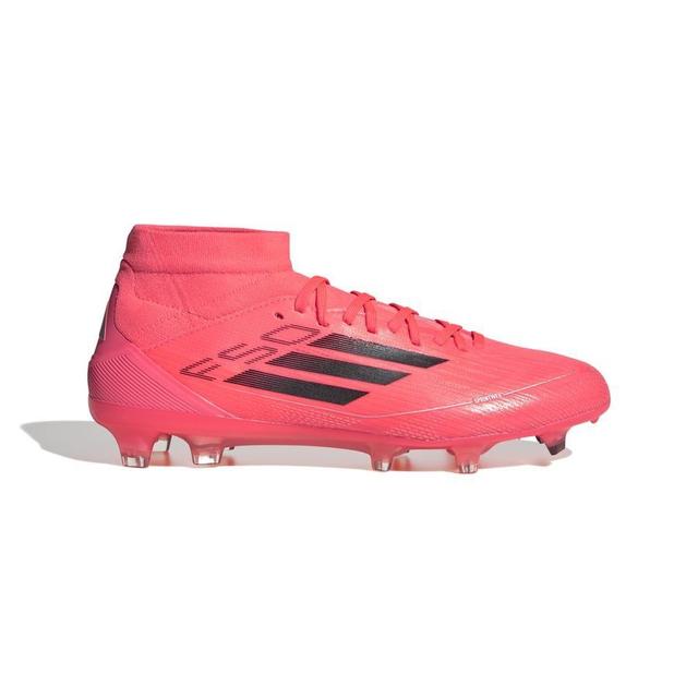 adidas F50 Pro Mid Fg Vivid Horizon - Turbo/aurora Black/platin Metallic Women - Grass (Fg), size 40 on Productcaster.