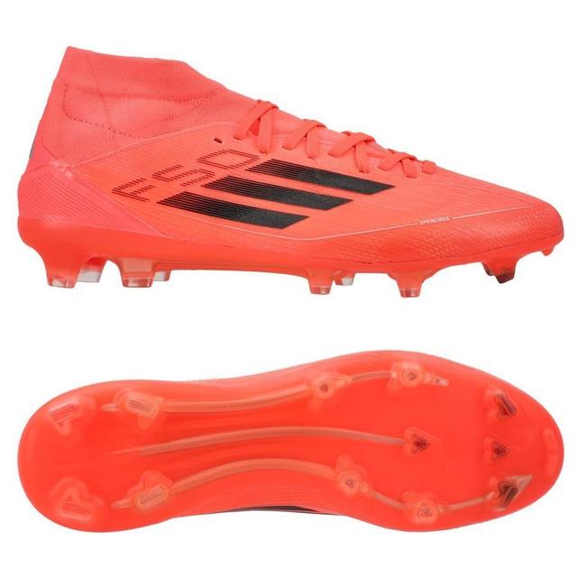 adidas F50 Pro Mid FG Vivid Horizon - Turbo/Aurora Black/Sølv Dame - Gress (FG), størrelse 38 on Productcaster.