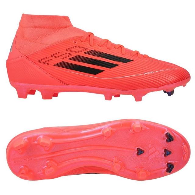 adidas F50 League Mid Fg/ag Vivid Horizon - Turbo/aurora Black/platin Metallic Women, size 44 on Productcaster.