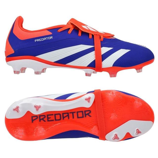 adidas Predator Elite Fold-over Tongue FG Advancement - Lucid Blue/Weiß/Rot Kinder - Rasen (FG), Größe 35½ on Productcaster.