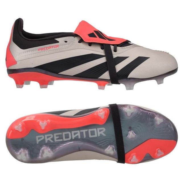 adidas Predator Elite Fold-over Tongue Fg Vivid Horizon - Platin Metallic/aurora Black/turbo Kids - Grass (Fg), size 34 on Productcaster.