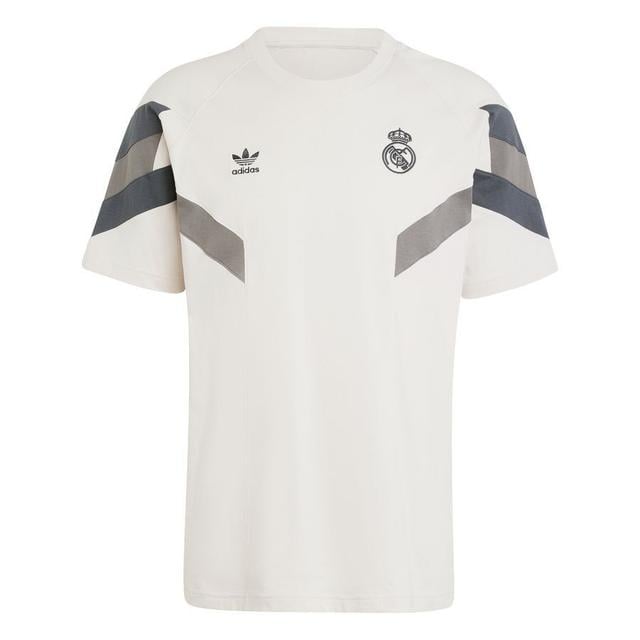 Real Madrid T-shirt Og - Putty Mauve/dk Grey - adidas, size X-Small on Productcaster.