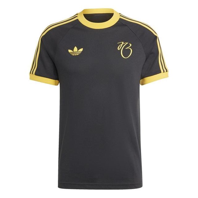 adidas T-shirt 3-stripes Jude Bellingham Belligold - Black/gold Metallic, size Small on Productcaster.