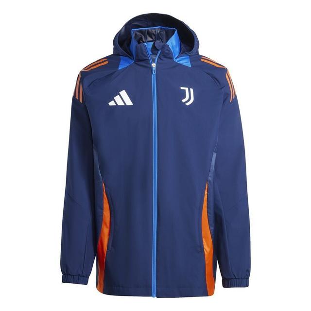 Juventus Jacket All Weather Tiro 24 - Team Navy - adidas, size Small on Productcaster.