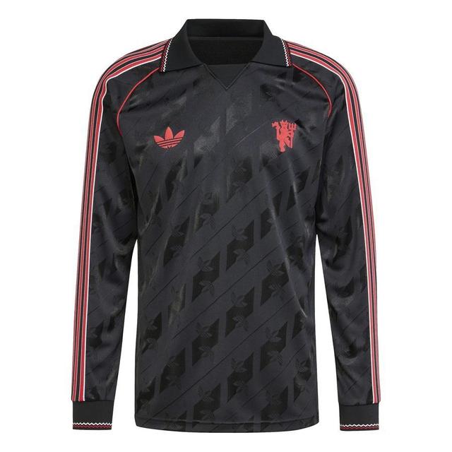 Manchester United Paita Lifestyler - Musta - adidas, koko X-Large on Productcaster.