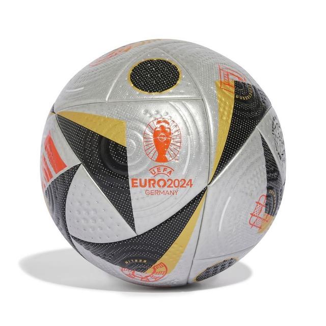 adidas Fotboll Fussballliebe Pro Euro 2024 Finale Matchboll - Silver/guld/svart, storlek Ball SZ. 5 on Productcaster.