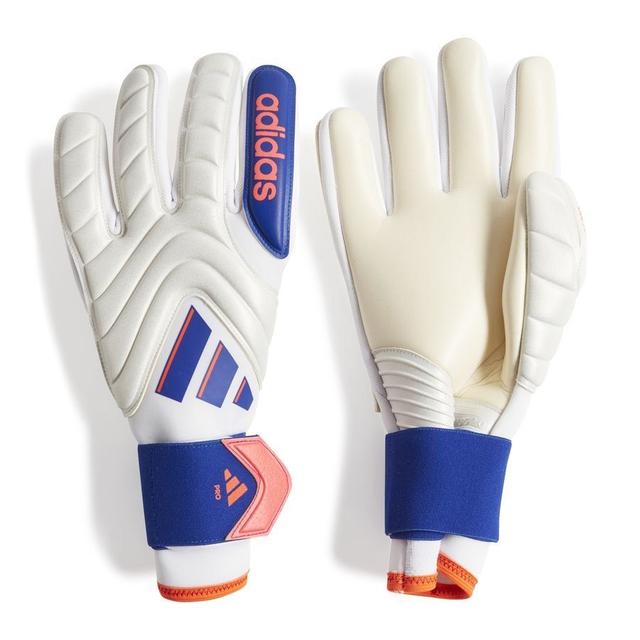 adidas Goalkeeper Gloves Copa Pro Advancement - White/lucid Blue/solar Red, size 6 on Productcaster.