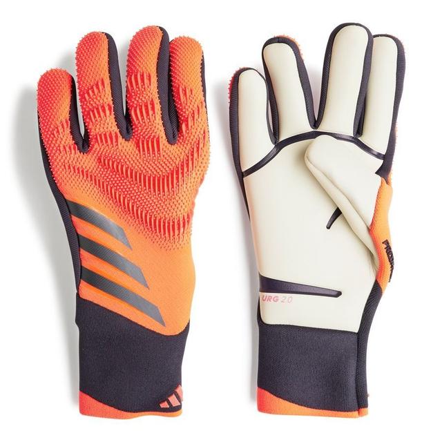 adidas Goalkeeper Gloves Predator Pro Vivid Horizon - Turbo/aurora Black, size 8½ on Productcaster.