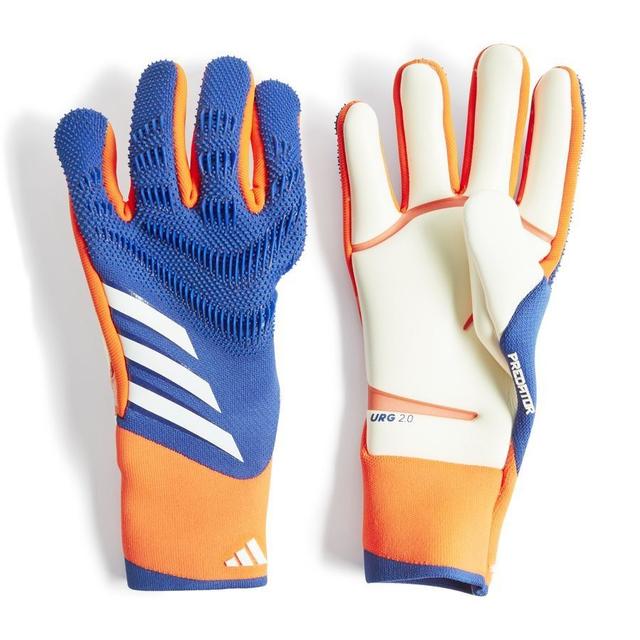 adidas Goalkeeper Gloves Predator Pro Advancement - Lucid Blue/solar Red/white, size 10½ on Productcaster.