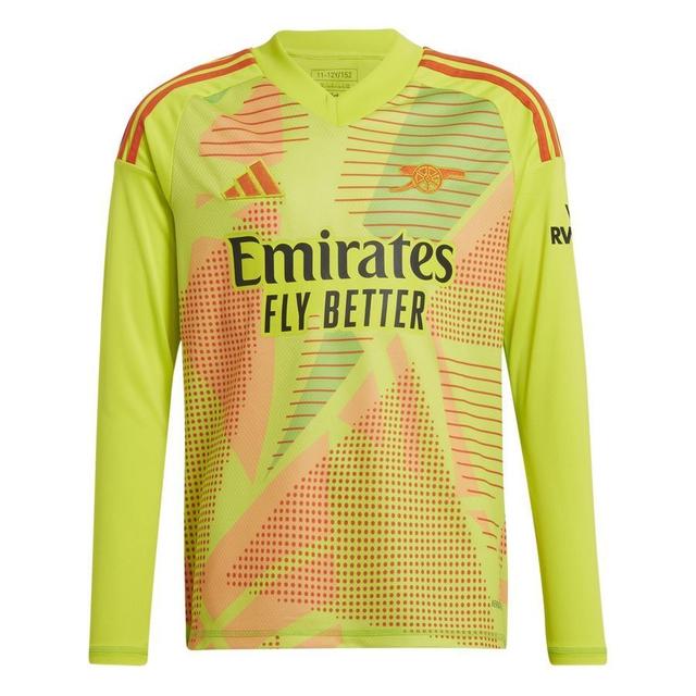 Arsenal Goalkeeper Shirt 2024/25 Kids Long Sleeves - , size ['128 cm'] on Productcaster.