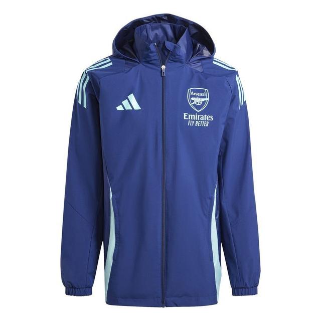 Arsenal Jacket All Weather Tiro 24 - Night Sky - adidas, size X-Large on Productcaster.