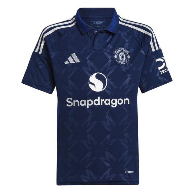 Manchester United Away Shirt 2024/25 Kids - adidas, size 128 cm on Productcaster.