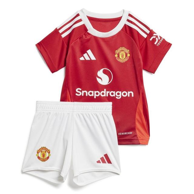 Manchester United Home Shirt 2024/25 Baby-kit Kids - adidas, size 80cm on Productcaster.