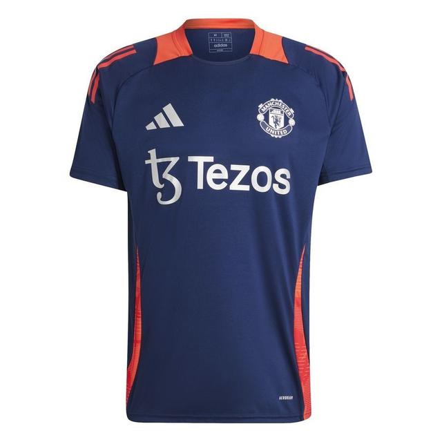 Manchester United Training T-shirt Tiro 24 - Night Indigo/bright Red - , size XX-Large on Productcaster.