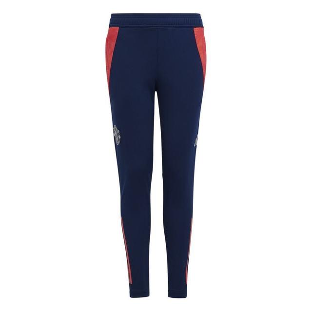 Manchester United Training Trousers Tiro 24 - Night Indigo/bright Red Kids - , size 128 cm on Productcaster.