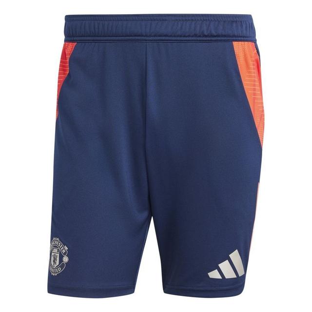 Manchester United Trainingsshorts Tiro 24 - Night Indigo/rot - adidas, Größe ['Small'] on Productcaster.